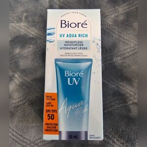 Bioré UV Aqua Rich Weightless Moisturizer with SPF 50, 50 mL